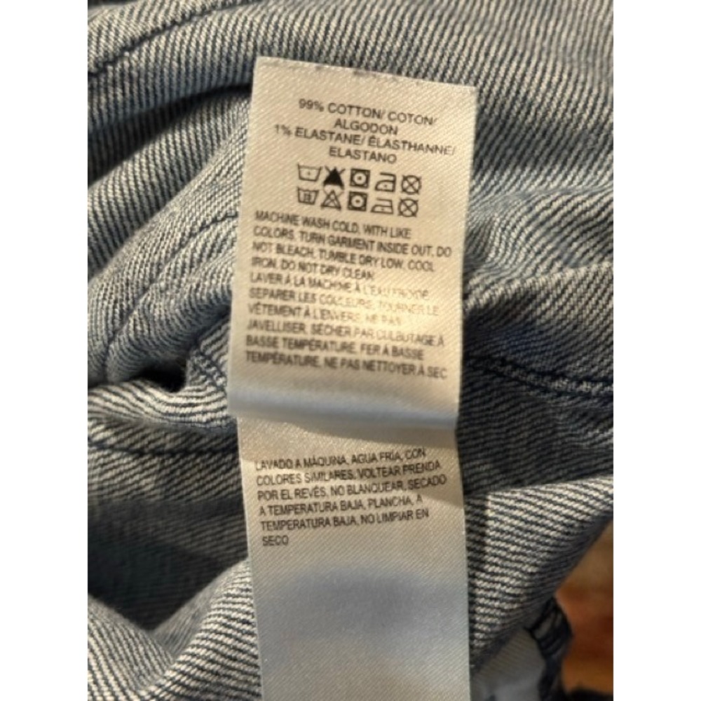 Unique upcycled Bird Patchwork Straight Leg Jeans Eclectic Boho Denim 14/32 - Picture 11 of 14